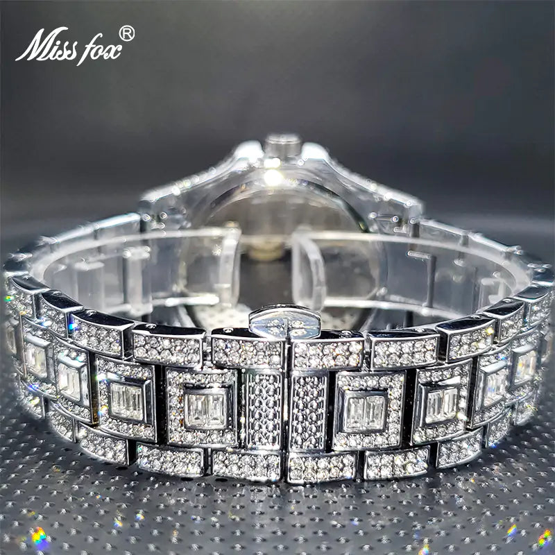 Luxury Silver Men Watch- Best Friend Birthday Gift